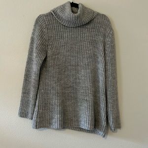 Brandy Melville Grey Oversized Knit Turtleneck